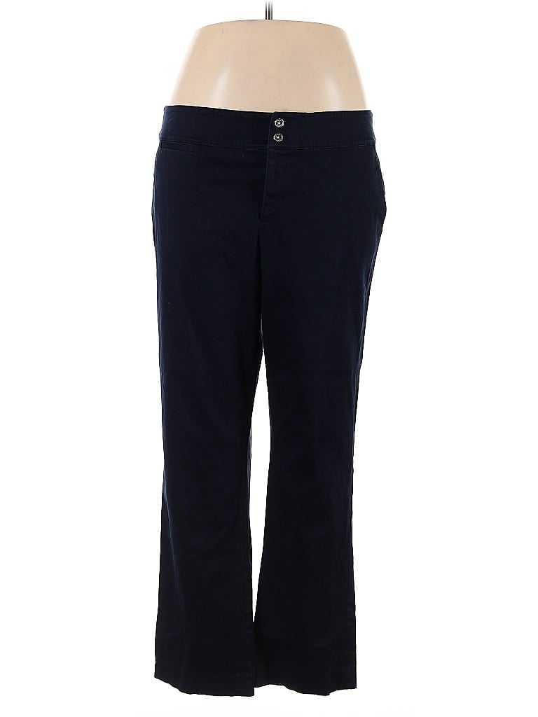 Pre-owned Chaps Casual Pants In Blue