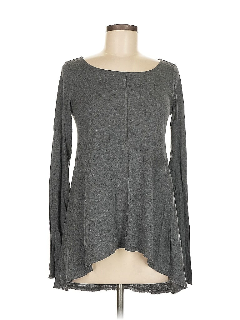 Click to view more detailed imagery on our partner's website Pre-owned Calypso St Barth Long Sleeve T-shirt In Gray