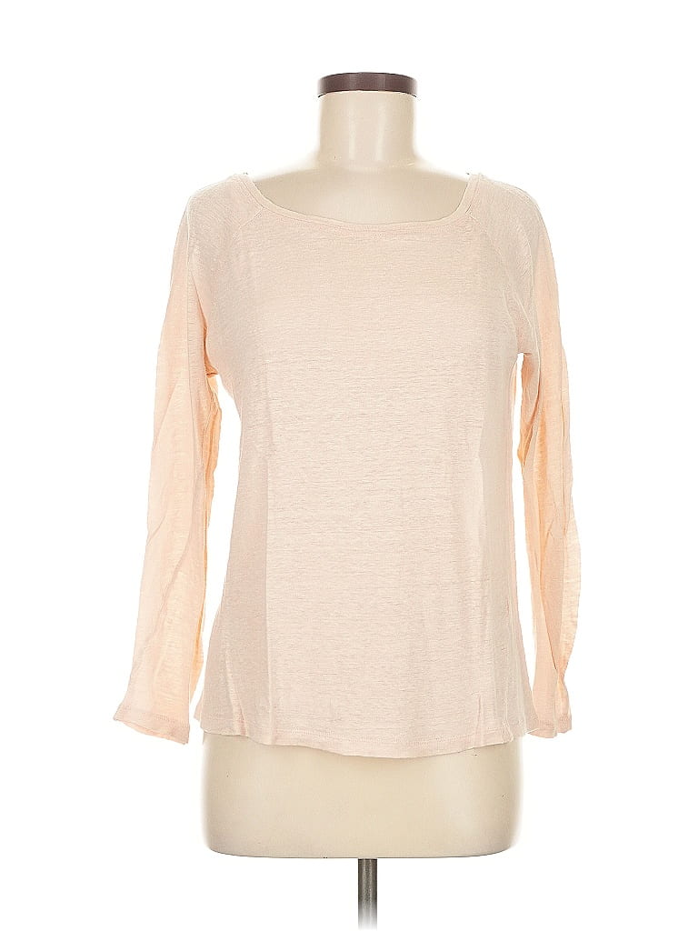 Pre-owned Banana Republic 3/4 Sleeve T-shirt In White