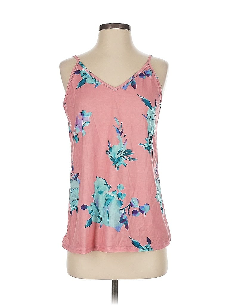 Pre-owned Shein Tank Top Pink Halter Neckline Tops