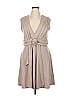 Boston Proper Solid Tan Cocktail Dress Size XL - photo 1