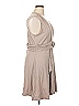 Boston Proper Solid Tan Cocktail Dress Size XL - photo 3