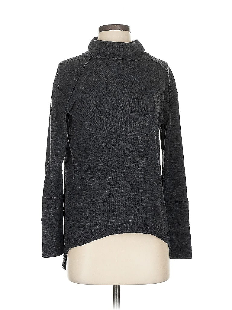 Pre-owned We The Free Turtleneck Sweater In Gray