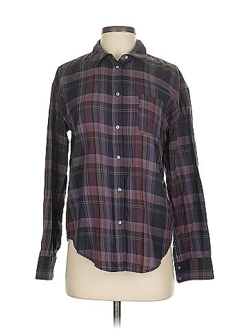 Elizabeth and James Long Sleeve Button-Down Shirt (view 1)
