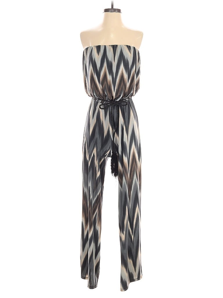 Pre-owned Ariella Jumpsuit In Gray