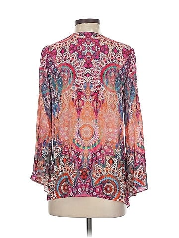 Hale Bob 3/4 Sleeve Silk Top (view 2)