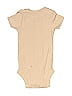 Just One You Made by Carter's Solid Tan Short Sleeve Onesie Size Newborn - photo 2