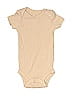 Just One You Made by Carter's Solid Tan Short Sleeve Onesie Size Newborn - photo 1