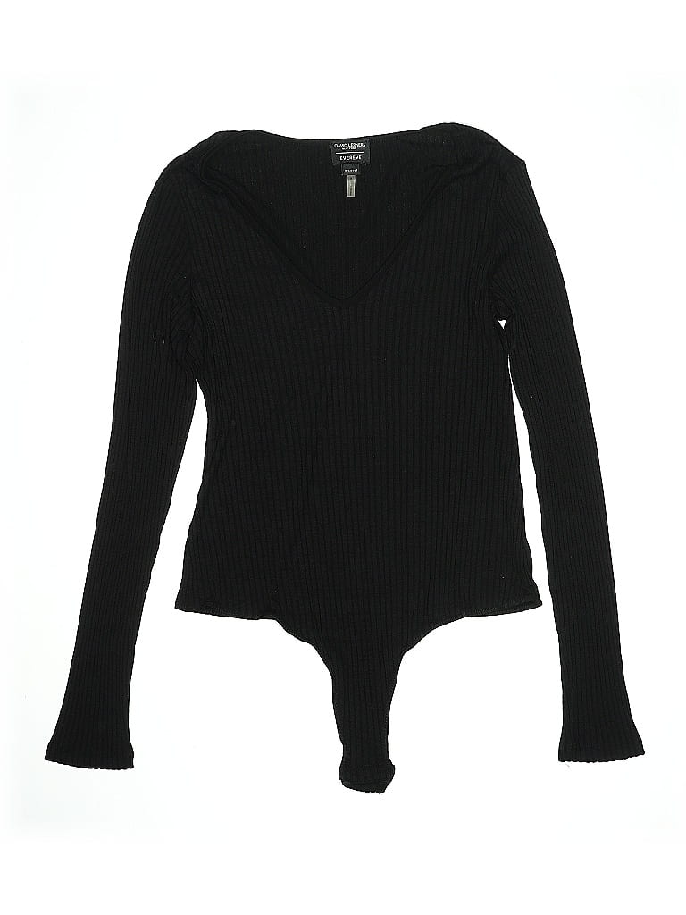 Pre-owned David Lerner Bodysuit In Black