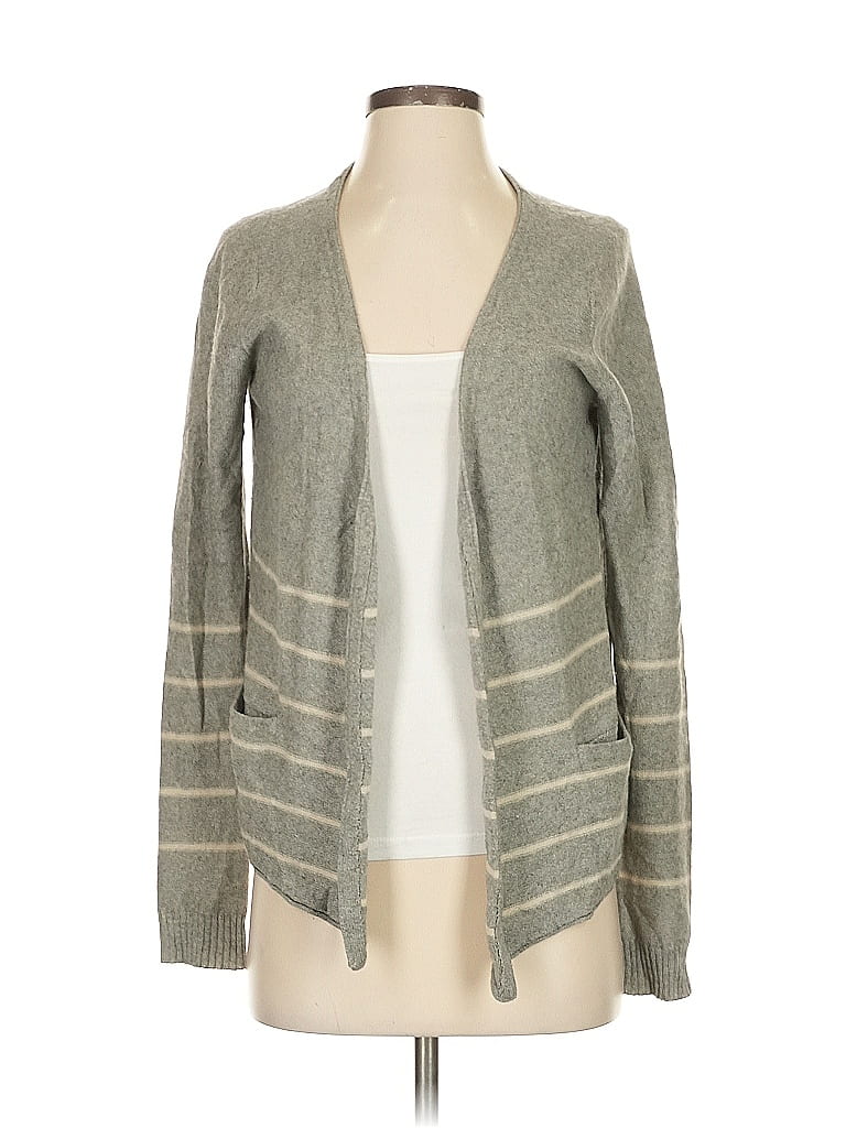 White + Warren Gray Silk Cardigan Size XS - photo 1