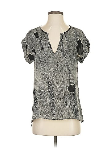 Aryn K. Short Sleeve Blouse (view 1)