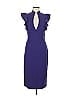 Black Halo Purple Cocktail Dress Size 6 - photo 1