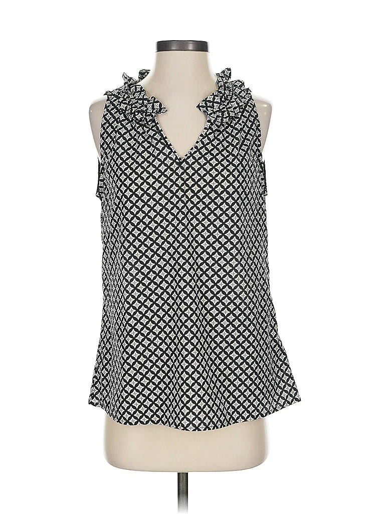 Pre-owned Banana Republic Factory Store Sleeveless Blouse In Black