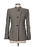 Armani Collezioni 100% Polyester Houndstooth Gray Blazer Size 8 - photo 1