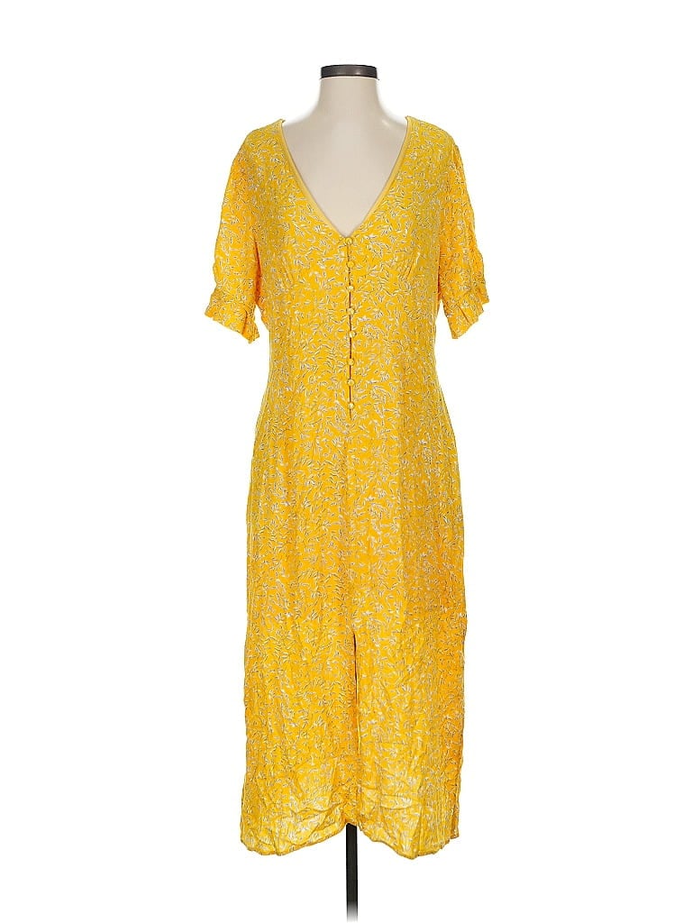 Pre-owned Melloday Casual Dress In Yellow