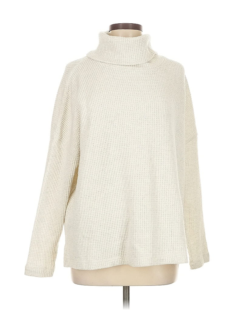 Pre-owned Old Navy Turtleneck Sweater In White