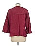 bryn WALKER 100% Linen Burgundy 3/4 Sleeve Blouse Size M (estimated) - photo 3