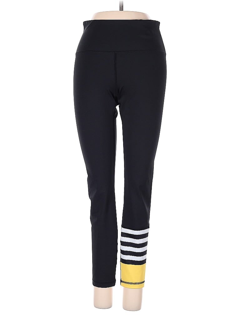 Zyia Active Color Block Black Active Pants Size 4 - photo 1