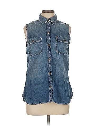Current/Elliott Sleeveless Button-Down Shirt (view 1)
