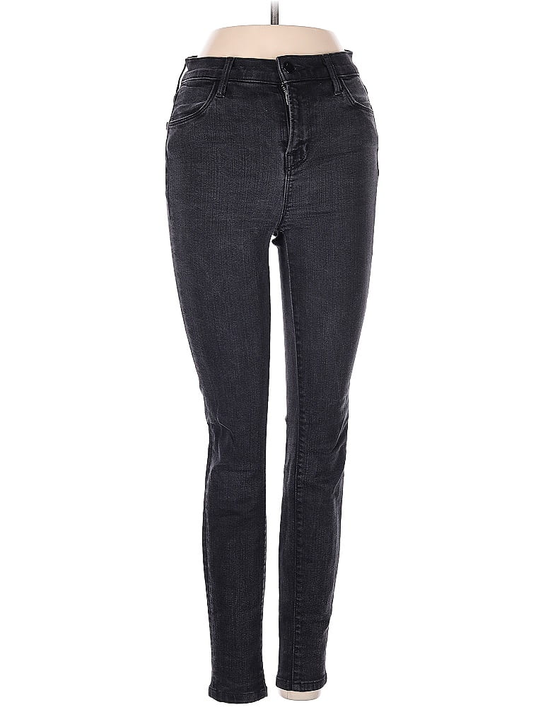 J Brand Houndstooth Black Jeans Size 24 waist - photo 1
