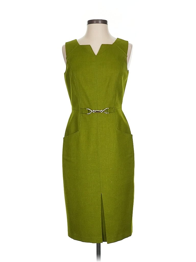 David Meister 100% Polyester Green Cocktail Dress Size 2 - photo 1