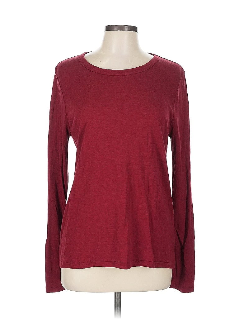 Click to view more detailed imagery on our partner's website Pre-owned Z Supply Long Sleeve T-shirt In Burgundy