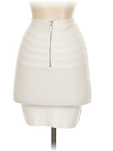 Bebe Faux Leather Skirt (view 2)