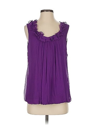 T Tahari Sleeveless Silk Top (view 1)