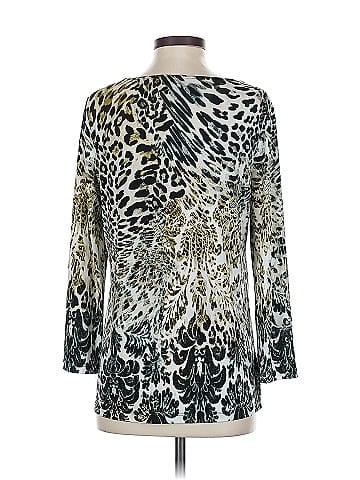 Travelers by Chico's 3/4 Sleeve T-Shirt (view 2)