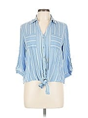 Fortune + Ivy 3/4 Sleeve Button Down Shirt