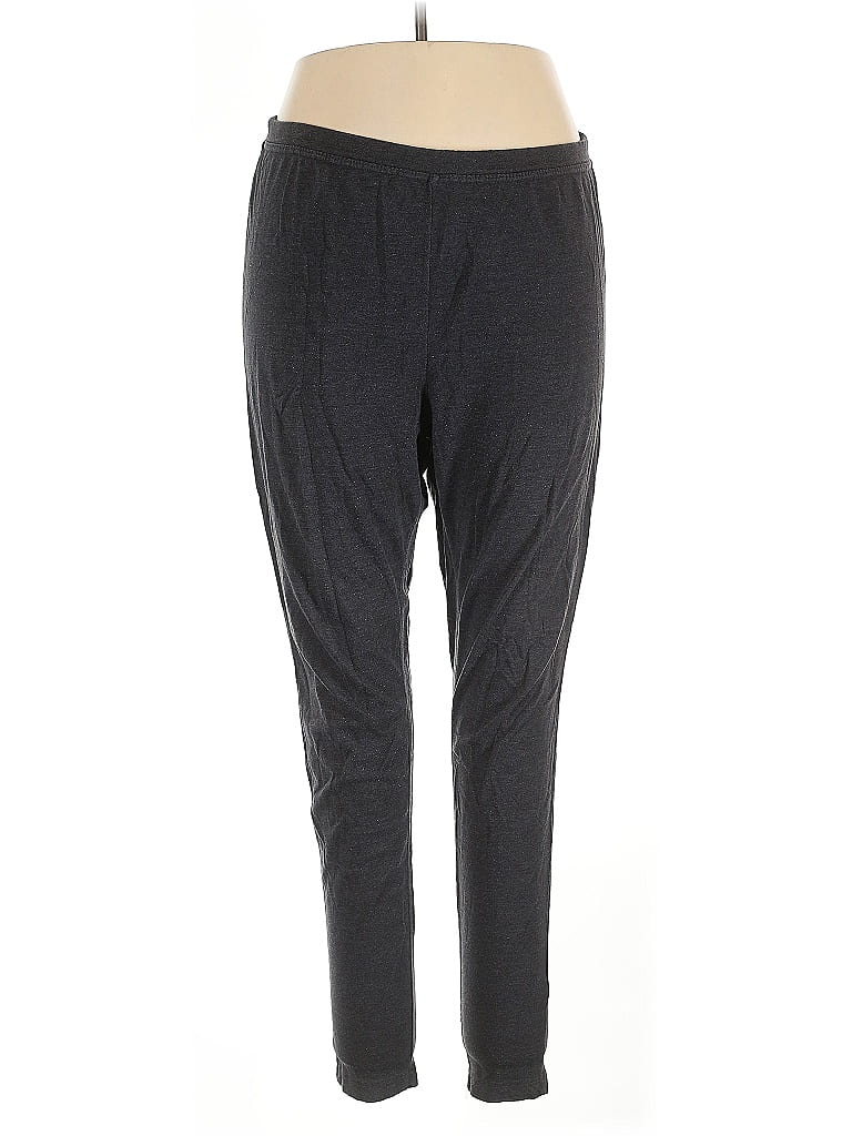 Woman Within Solid Gray Active Pants Size 18 - 20 - photo 1