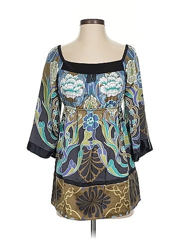 Hale Bob 3/4 Sleeve Silk Top (view 1)