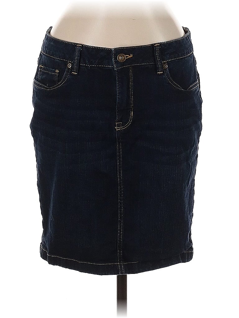 Pre-owned Sonoma Goods For Life Denim Skirt In Blue