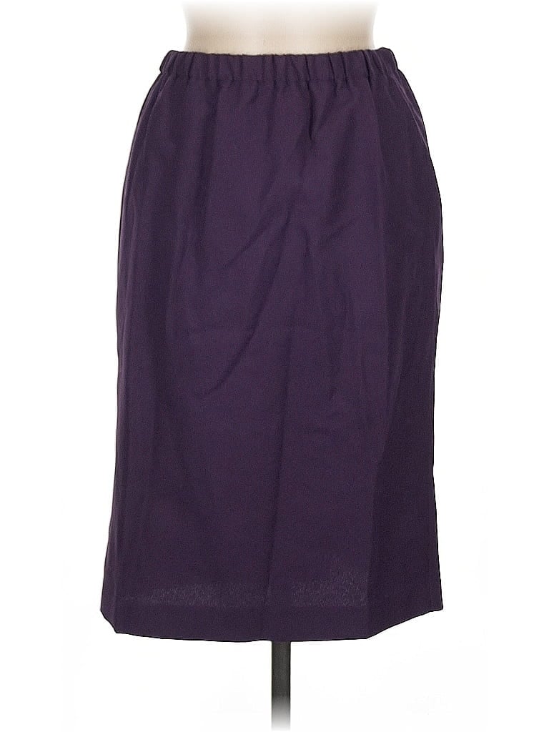 Pre-owned Unbranded Formal Skirt In Purple
