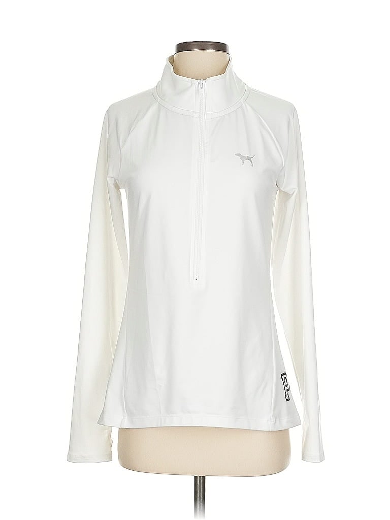 Victoria's Secret Pink White Track Jacket Size S - photo 1