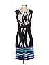 Max and Cleo Graphic Black Cocktail Dress Size 4 - photo 1