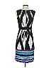 Max and Cleo Graphic Black Cocktail Dress Size 4 - photo 2