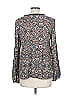 Mystree 100% Rayon Teal Long Sleeve Blouse Size L - photo 2
