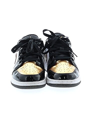 Air Jordan 1 Low SE GS 'Gold Toe' Sneakers (view 2)