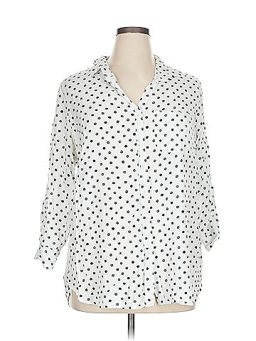 Velvet Heart 3/4 Sleeve Button-Down Shirt (view 1)