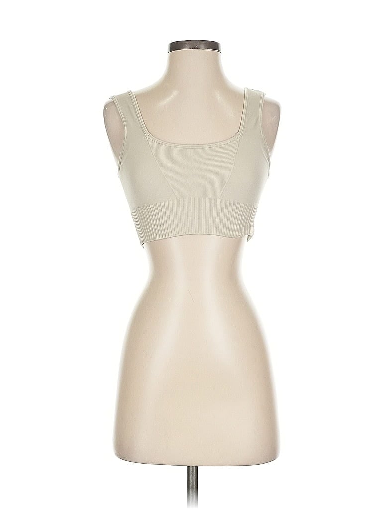 Click to view more detailed imagery on our partner's website Pre-owned Ododos Tank Top Ivory Strapless Neckline Tops In White