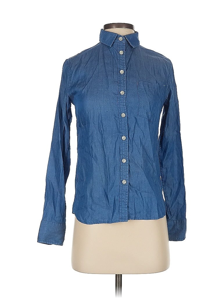 Click to view more detailed imagery on our partner's website Pre-owned Tradlands Long Sleeve Button Down Shirt In Blue