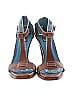 Biala Color Block Brown Heels Size 7 1/2 - photo 2