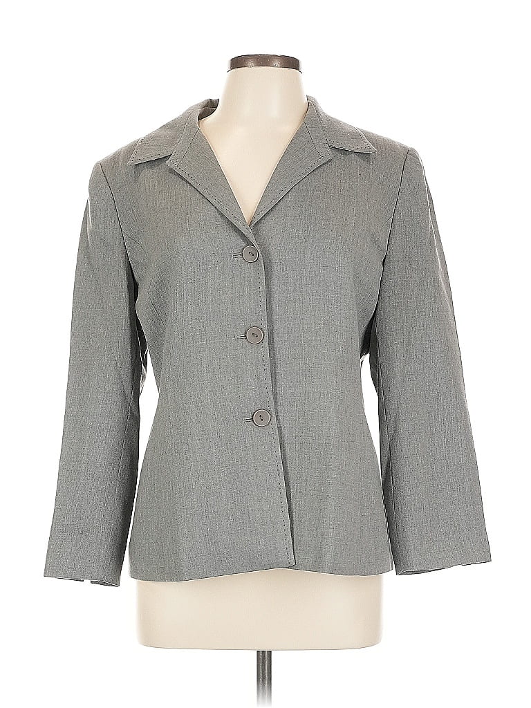 Click to view more detailed imagery on our partner's website Pre-owned Talbots Wool Blazer Jacket In Gray