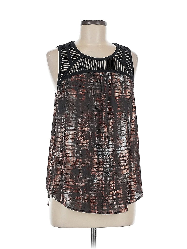 Pre-owned Mossimo Sleeveless Blouse In Black