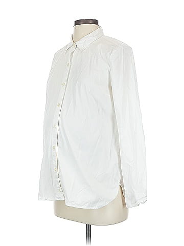 Gap - Maternity Long Sleeve Button-Down Shirt (view 1)