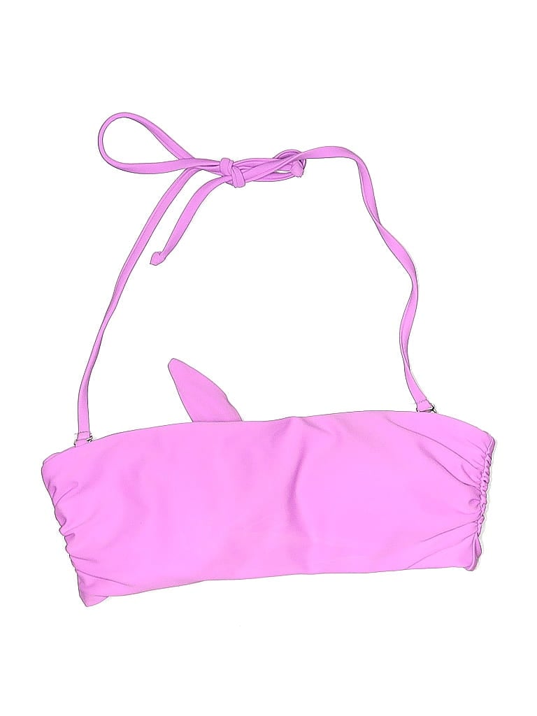 Click to view more detailed imagery on our partner's website Pre-owned Veronica Beard Swimsuit Top Purple Swimwear