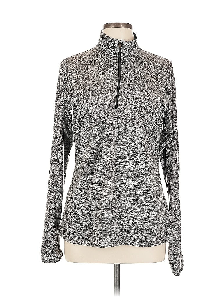 Pre-owned Nike Turtleneck Sweater In Gray