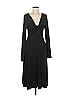 Spiegel Solid Black Casual Dress Size M - photo 1