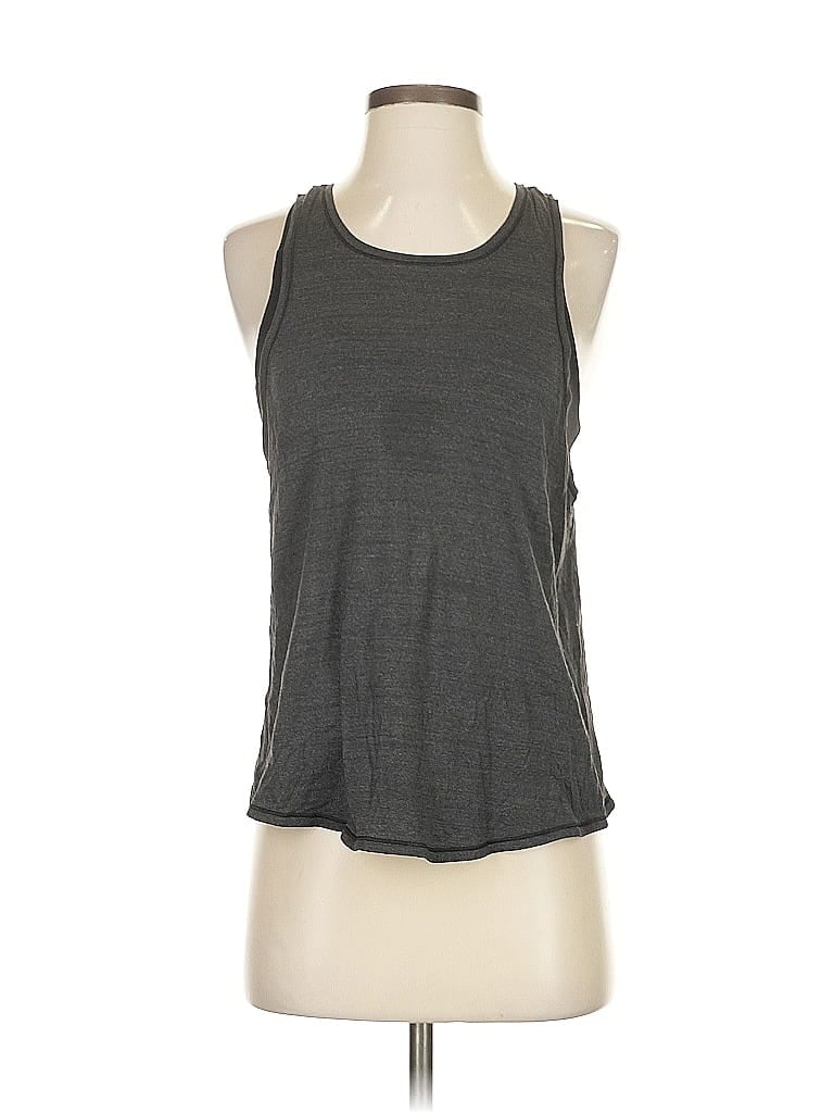 Pre-owned Lululemon Athletica Sleeveless T-shirt In Gray